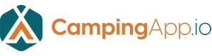 Camping App Domain for Sale Logo