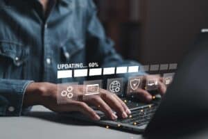 Screen depicting WordPress Website Maintenance